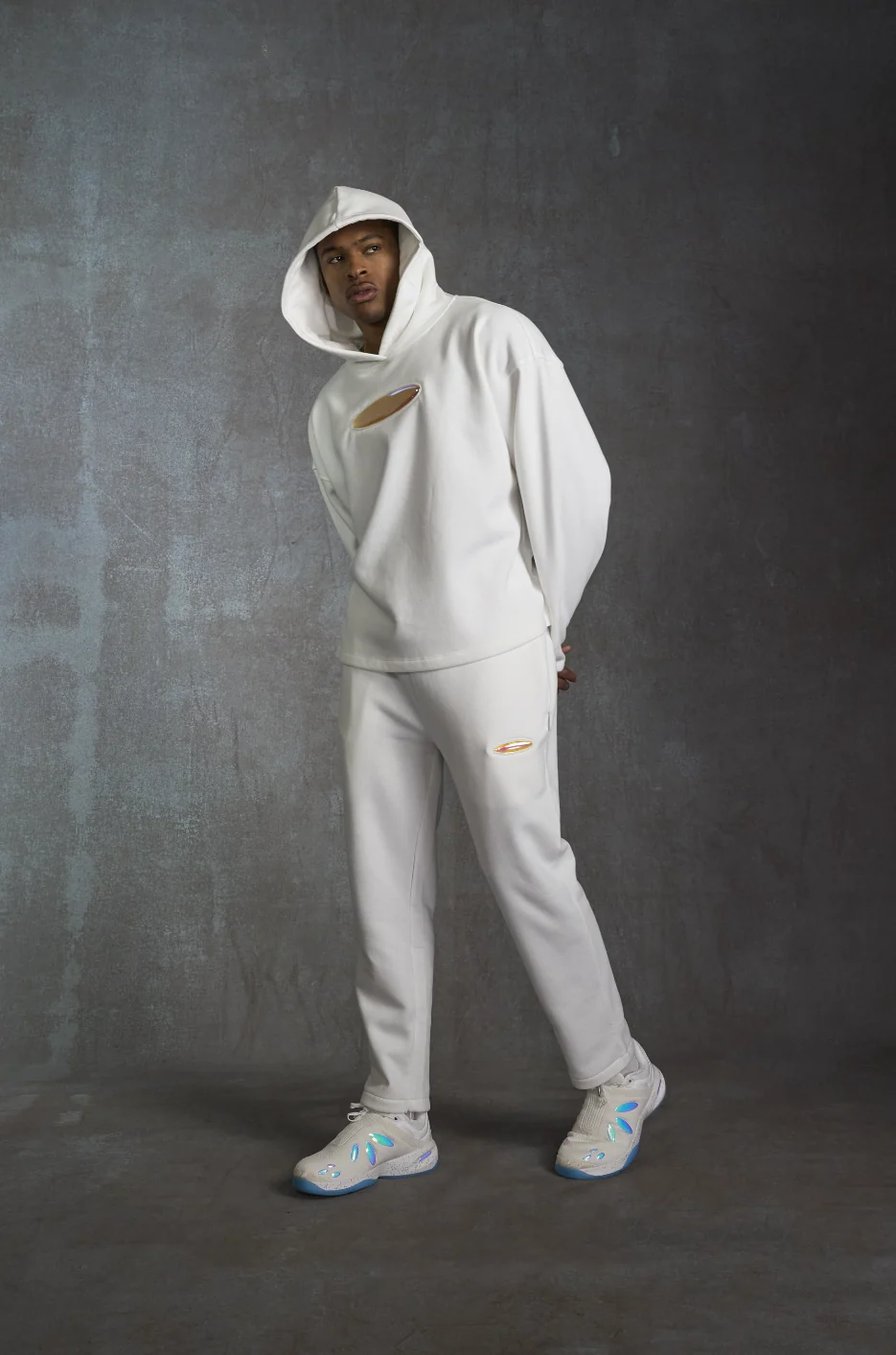 741 Hoodie - White Noise - Image 2