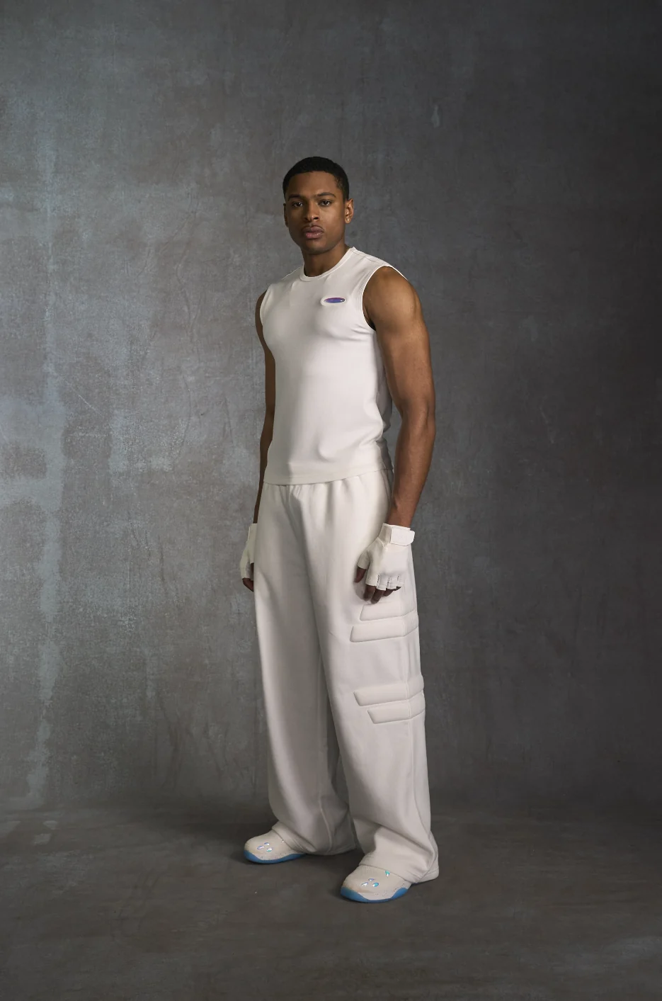 ALPHA SWEAT PANT - White Noise - Image 2